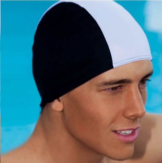 custom fabric swim cap